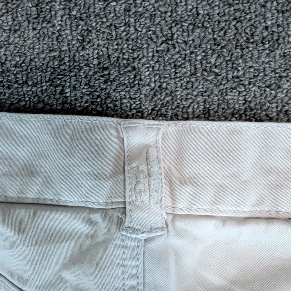 Johnnie-O West Coast Prep Mens 34x30 Light Gray Cotton Stretch 5 Pocket Pants
